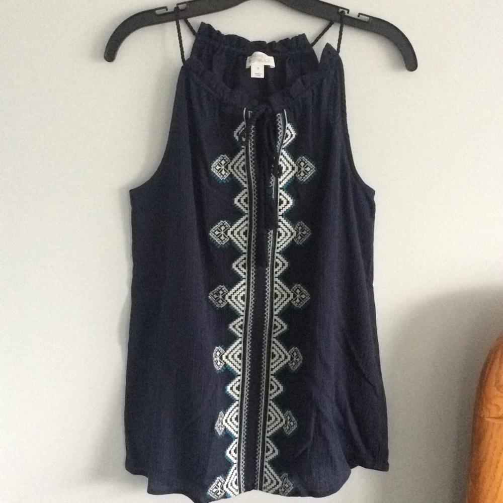 100% Cotton Navy Top